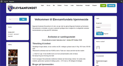 Desktop Screenshot of elevsamfundet.dk